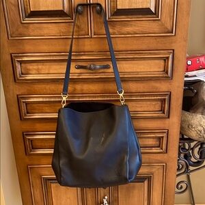 Louis Vuitton black Babylon bag.